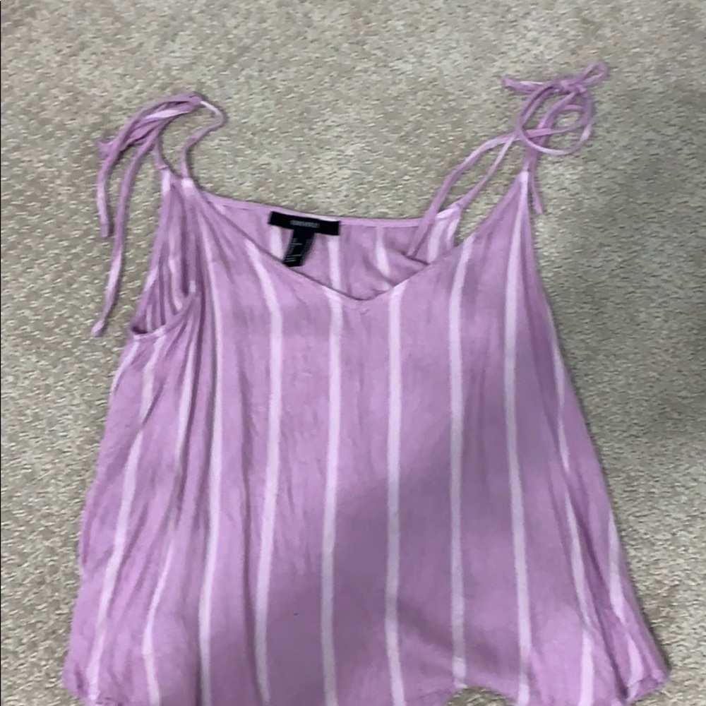 purple tank top forever 21
